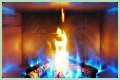 Blue Flame Fireplace? - Kylon Powell
